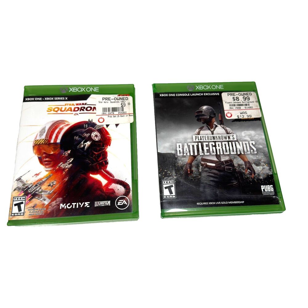 Xbox One Game Bundle Star Wars Squadrons & PUBG PlayerUnknown's Battlegrounds